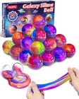 24 Pack Galaxy Slime Party Favors  Non-sticky  Stress Relief Treasure Box Toy   