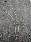 Vintage Sterling Silver Arrowhead Necklace native American tribal - Weighs 4g