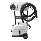 F7 Pneumatic Two Senders Dust Free Sanding Machine 110v With 50l Vacuum Cleaner