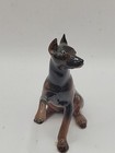 Moc Retired Hagen Renaker Doberman Pinscher Porcelain Figurine Paw Up 2  Mini Zj