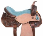 Western Premium Barrel Racing Trail Horse Tack Leather  Saddle Size 10 -18 5   