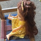 Disney Princess Belle 14in Play Doll Brown Wavy Hair Yellow Dress Tiara