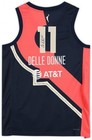 Framed Elena Delle Donne Washington Mystic Signed Nike Navy Rebel Edition Jersey
