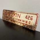 Vintage 1973 Elkin License Plate Topper Best Little Town In Nc