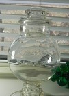 Vintage Huge Glass Apothecary Jar Famous All Purpose 4 Qt 1971 Lucas Prouty