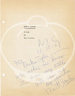 Remote Asylum Original Script For The 1970 Play Inscribed By Signed  158374