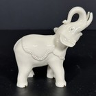 Lenox Elephant Figurine White Happy Singing Pachyderm 3 25in 