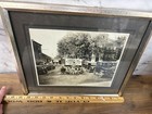 1900s Original Photo Baseball Team In Uniform West Virginia Antique Cars Art