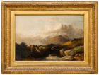 Joseph Horlor  1809-1887  - Framed Late 19th Century Oil  Highland Vista