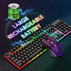 Gaming Keyboard Mouse And Headset Gaming Mouse Pad Wireless For Pc Mac Ps4 Xbox
