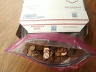 1500 Copper Pennies   95  Copper   5  Zinc  Free Shipping 