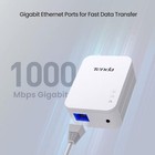 Tenda Ph3 Av1000 Powerline Ethernet Adapter Kit Up To 1000mbps With Gigabit Port