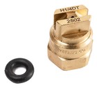 Spraying Systems Veejet   H1 4dt Brass 2502 Flat Fan Spray Nozzle 1 4 Female Npt