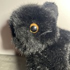 11in Ty Classics Collection 1996 Silky   Black Persian Cat Plush Fluffy
