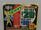 Punch Board Trade Stimulator Lottery Vintage Unpunched Tommy The Great