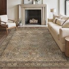  Washable Rug 6x9 Area Rug For Living 6  X 9   rectangular  Area Warm Taupe