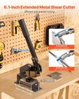 Vevor 6 In Sheet Metal Shear Manual Hand Plate Benchtop Cutter Processing Q235