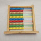Melissa   Doug Wooden Bead Abacus Counting Frame For Kids Ages 4-7 Years