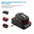 2pack 20 Volt 8 0ah For Porter Cable 20v Max Lithium-ion Battery Pcc685l Pcc680l