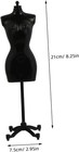 4pcs Chic Female Mannequin Torso Set For Elegant Dress Displays  25x7 5cm