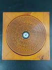                       Republic China Fang Xiushui Wood Feng Shui Art Compass Luo Pan With Case