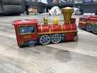 Rosko Tin Toy Train New York Central Express  Rare Vtg Japan Plus 1 More No Work