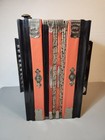 Antique Beaver Brand  german Accordion   With Case