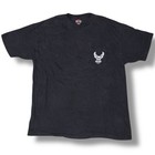 Vintage Harley Davidson Honolulu Hawaii Pacific Pocket Black T-shirt Men   s Xl