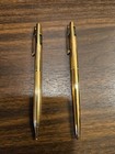 Sheaffer 777 Gold 12k Plated Click Ballpoint Pen   Twist Pencil Set