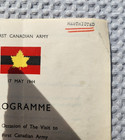 World War 2 Two The First Canadian Army Programme Troop Letter Pamphlet Map