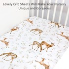 Fitted Crib Sheet 2 Pack  Crib Sheets 28 x 52  For Boys   Girls  Super Soft B   