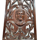 Pierced Lace Religious Christ Carving Panel Antique French Architectural Salvage