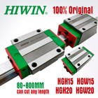 Hiwin L 350mm-1500mm Hgr15 Linear Rail Film Block Hgh15ca Hgw15cc Slider Cnc Kit