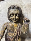 Antique Spanish School Santo Nino Carved Wood polychrome Statue - 19 25  Tall