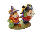 Wee Forest Folk Retired Artist Oak Halloween Littest Witch And Pirate Skeleton