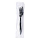 Boardwalk Forkblppiw Mediumweight Wrapped Fork Cutlery - Black  1000 carton  New