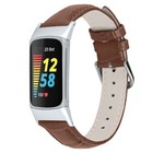 For Fitbit Charge 5 6 Genuine Leather Wrist Band Smart Watch Strap Bracelet