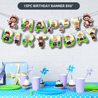 Labubu Party Supplies Birthday Decoration Balloon Tableware Swirl Display