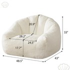 Max Giant Bean Bag Chair  Bean Bag Sofa For Adults   Teens