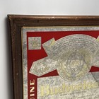 Vintage Budweiser Beer Mirror Sign King Of Beers Genuine Anheuser-busch  15   x15   