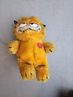 Vintage 1978 1981 Garfield The Cat Red Heart Plush Toy By Fun Farm Dakin