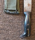 Vintage Legitimus Collins   Co Usa No  37 Machete With 18  Blade W Sheath