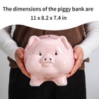 11   Large Piggy Bank For Adults Must Break To Open ceramic Coin Bank piggy B   