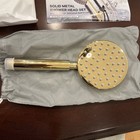 Hammerhead Showers   Solid Metal Handheld Shower Head 2 5 Gpm Polished Brass