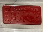 1967 Missouri License Plate Embossed 67 September Sj4 396 Corvette Chevelle