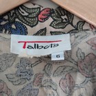 Vintage 90s Talbots 2 Piece Floral Skirt Set Short Sleeve Button Shirt Size 6