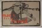 Nike Man s Best Friend Great Dog  Rare Vintage Poster 23 25  X 35 50  Nos  b565 