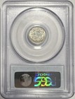 1862 Seated Liberty Half Dime Pcgs   Cac Ms63       lustrous White Civil War Coin      