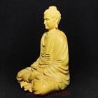4 3 Inch Chinese Boxwood Hand Carved Buddhism Sakyamuni Buddha Statue Collection
