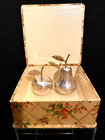 Mid Century Gorgeous Silver Plated Indian Condiment Set